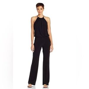 LAUNDRY BY SHELLI SEGAL BLACK JUMPSUIT